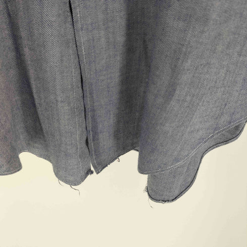 chamois デカ襟 ラウンドカット シャンブレーシャツ タンガリーシャツ メンズ import:M