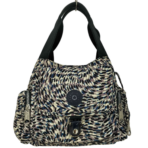 キプリング KIPLING 総柄 Y2K ナイロントートバック レディース