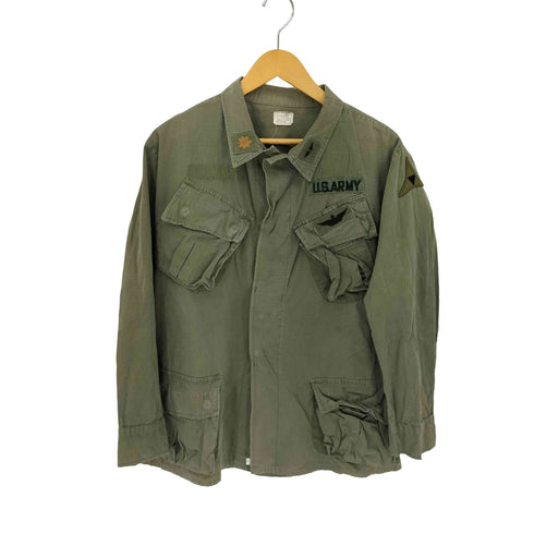ユーエスアーミー U.S. ARMY 70S 4TH リップストップ ジャングルファティーグ ジャケット メンズ MEDIUM-REGULAR