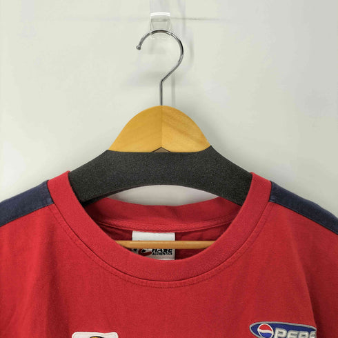チェイスオーセンティクス Chase Authentics 90s 2XL ワッペン レーシングL/S TEE バイカラー フレイム メンズ 2XL