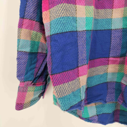 ドッカーズ DOCKERS 90-2000S ロゴ刺繍 コットンチェックシャツ メンズ