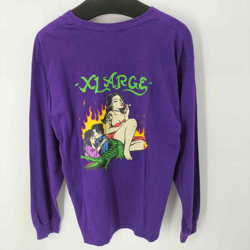 エクストララージ XLARGE 背面プリントL/S TEE ロゴプリント メンズ JPN:L