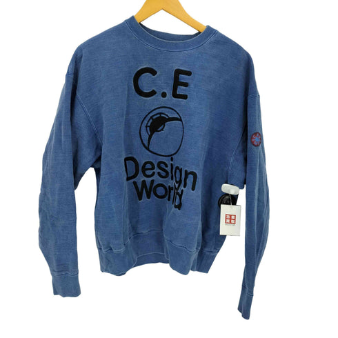 シーイー C.E DESIGN WORLD CREW NECK クルーネックスウェット メンズ JPN:M
