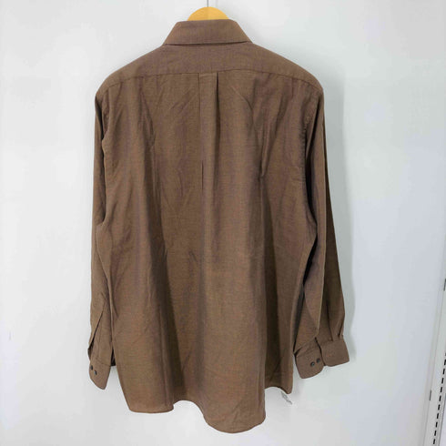 ヴァンヒューゼン VAN HEUSEN 90S 茶系玉虫 L/Sシャツ 襟芯 タマムシ 玉蟲 メンズ 16 1/2