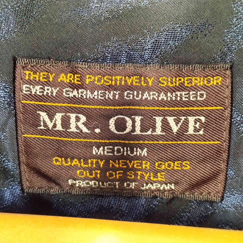 ミスターオリーブ MR.OLIVE 裏地迷彩 マウンテンダウンジャケット メンズ