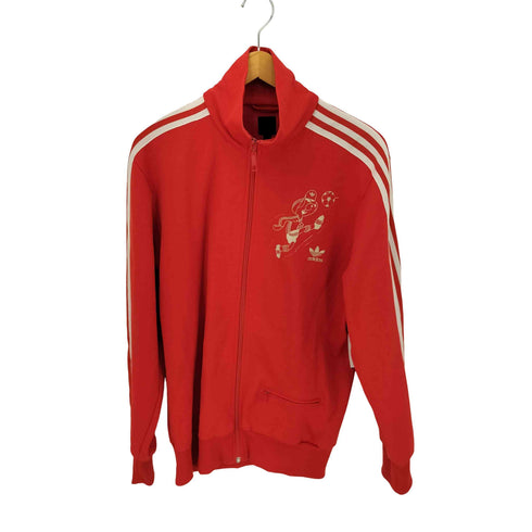 アディダスオリジナルス adidas Originals 00S 両面プリントハイネックトラックジャケット 背面フロッキープリント SPORTY メンズ import:L