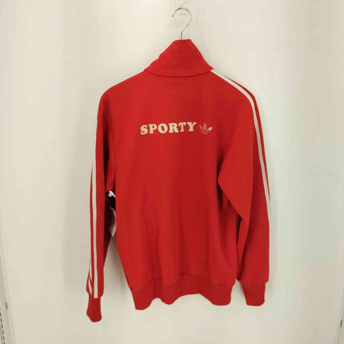 アディダスオリジナルス adidas Originals 00S 両面プリントハイネックトラックジャケット 背面フロッキープリント SPORTY メンズ import:L