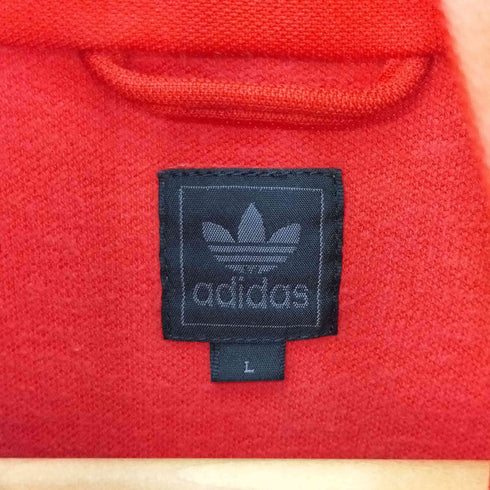 アディダスオリジナルス adidas Originals 00S 両面プリントハイネックトラックジャケット 背面フロッキープリント SPORTY メンズ import:L