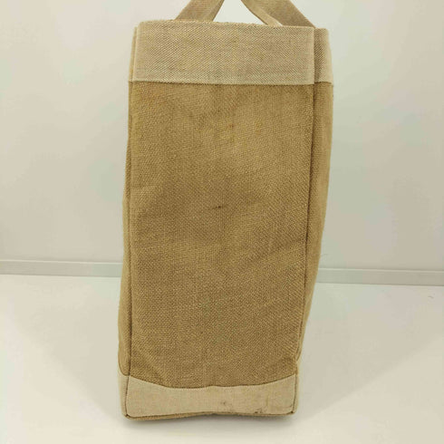 APOLIS 両面プリント ジュートトートバッグ レディース
