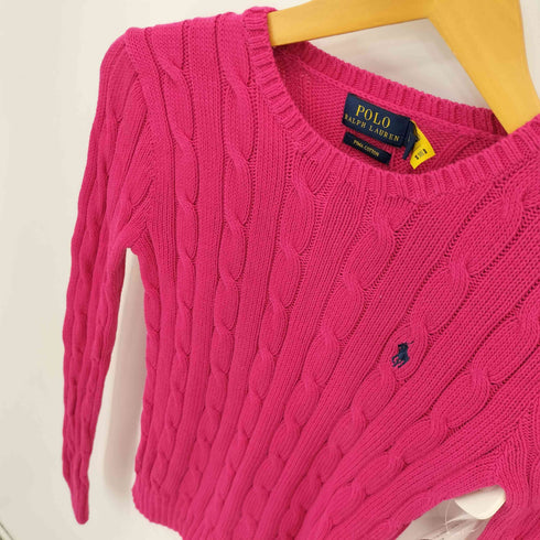 ポロラルフローレン POLO RALPH LAUREN PIMA COTTON ケーブル編みニット レディース import:XS