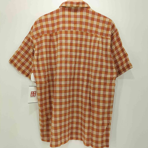 パタゴニア patagonia チェック オーガニックコットン シアサッカー 半袖シャツ メンズ S