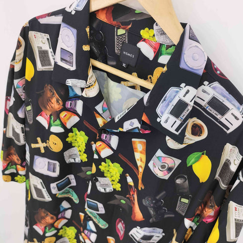 ネメス NEMES 総柄オープンカラーシャツ メンズ JPN:XL