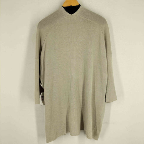 エヴァムエヴァ evam eva シルク コットン ボタンレス カーディガン 羽織 レディース