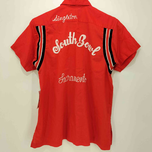 ヒルトン HILTON 70-80s USA製 ボーリングシャツ 開襟シャツ レディース US:36
