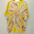 MISSGUIDED タイダイ柄 ショートスリーブ クルーネックTシャツ メンズ US 14