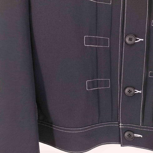 ダイエットブッチャー DIET BUTCHER Asymmetric blouson アシンメトリーブルゾン メンズ JPN:2