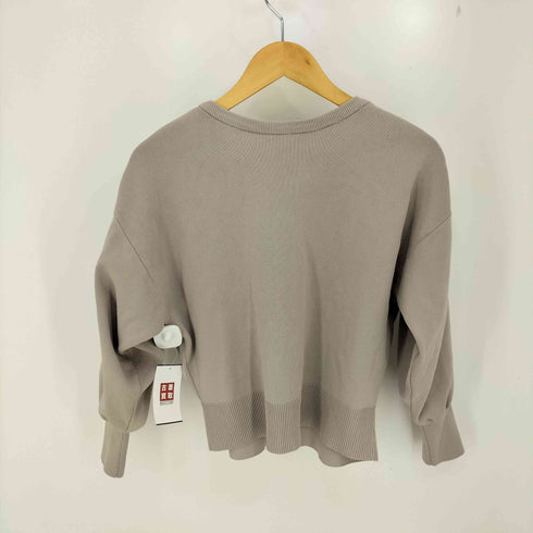 ナチュラルクチュール natural couture 23AW お家で洗える薄金ころん釦カーディガン レディース FREE