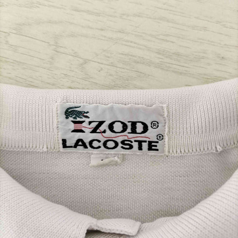 アイゾッドラコステ IZOD LACOSTE 糸巻きタグ ワンポイント刺繍 ポロシャツ メンズ JPN:L