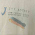 90S J-I ロケット プリント シングルステッチ ショートスリーブ クルーネックTシャツ メンズ