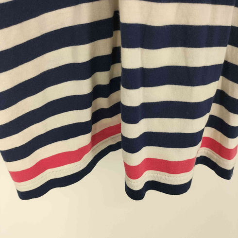 バーバリーブラックレーベル BURBERRY BLACK LABEL ロゴ刺繍 ボーダー ポロシャツ メンズ 3