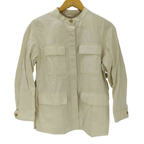マッキントッシュフィロソフィー MACKINTOSH PHILOSOPHY L/S ノーカラーサファリシャツ レディース JPN:34
