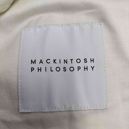 マッキントッシュフィロソフィー MACKINTOSH PHILOSOPHY L/S ノーカラーサファリシャツ レディース JPN:34