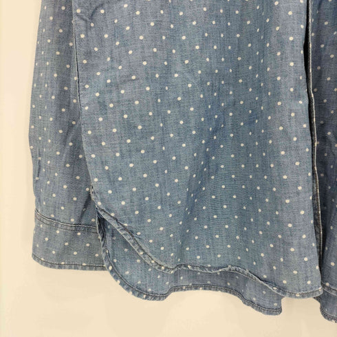 ギャップ Gap 2015 ドット柄 シャンブレー ワークシャツ メンズ import:XL