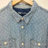 ギャップ Gap 2015 ドット柄 シャンブレー ワークシャツ メンズ import:XL