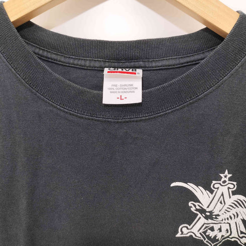 アンビル Anvil 90-2000s 企業ロゴ 両面プリント半袖Tシャツ メンズ L