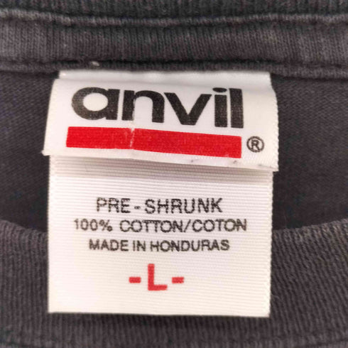 アンビル Anvil 90-2000s 企業ロゴ 両面プリント半袖Tシャツ メンズ L
