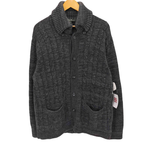 エディーバウアー Eddie Bauer ケーブルニットカーディガン メンズ XL