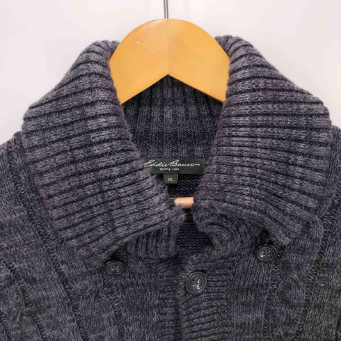 エディーバウアー Eddie Bauer ケーブルニットカーディガン メンズ XL