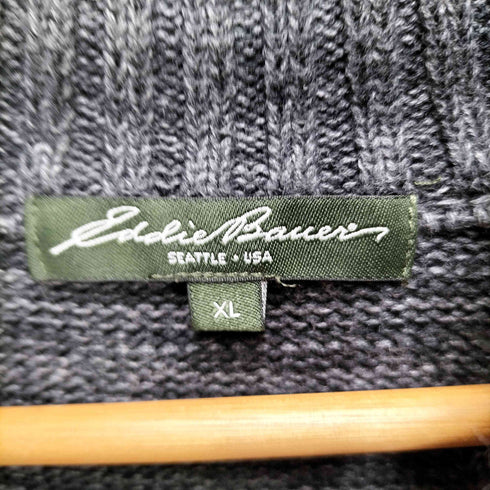 エディーバウアー Eddie Bauer ケーブルニットカーディガン メンズ XL