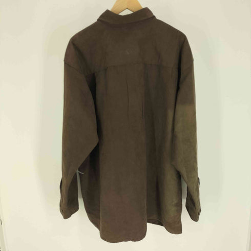 ジョージズ GEORGE 90S Foreman ポリスウェード スムース ビッグサイズ L/S シャツ メンズ 1X/BIG