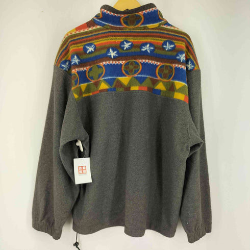 MARWIN SPORTS 総柄デザインハーフボタンフリースジャケット メンズ import:XL