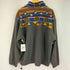 MARWIN SPORTS 総柄デザインハーフボタンフリースジャケット メンズ import:XL