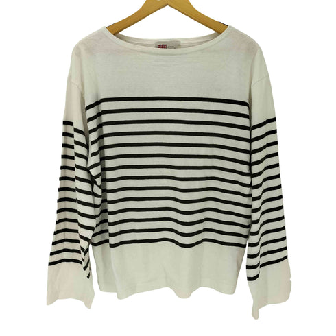 トラディショナルウェザーウェア Traditional Weatherwear L/S ボートネックボーダーカットソー レディース JPN:S