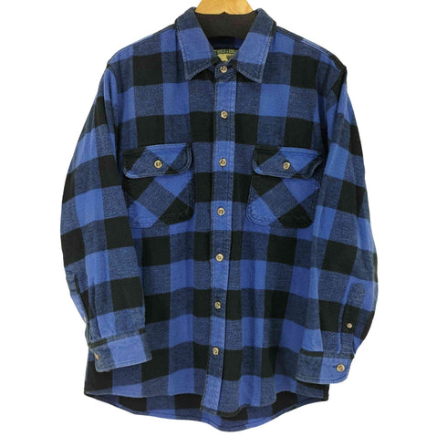 フイールドアンドストリーム FIELD&STREAM 90S L/S ブロックチェックネルシャツ メンズ import:XL