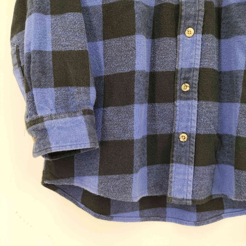 フイールドアンドストリーム FIELD&STREAM 90S L/S ブロックチェックネルシャツ メンズ import:XL