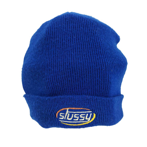 ステューシー Stussy 90S USA製 白タグ フロントロゴ ニット帽 メンズ