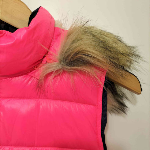 アメリカンイーグルアウトフィッターズ AMERICAN EAGLE OUTFITTERS フェイクファー フーデッドダックダウンベスト レディース import:XS