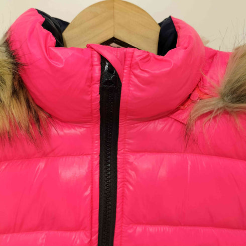 アメリカンイーグルアウトフィッターズ AMERICAN EAGLE OUTFITTERS フェイクファー フーデッドダックダウンベスト レディース import:XS