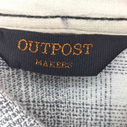 OUTPOST 80-90s チェック柄 ボタンダウン ロングスリーブシャツ メンズ import:L