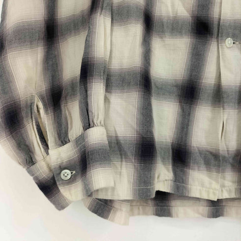 ぺニーズタウンクラフト PENNEYS TOWNCRAFT 復刻船タグ 開襟 L/S オンブレチェックシャツ メンズ