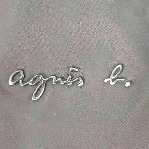 アニエスベーボヤージュ agnes b. VOYAGE エナメル切替 ナイロン ハンドバッグ トートバッグ レディース