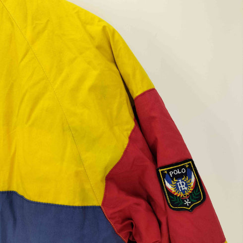 ポロバイラルフローレン Polo by RALPH LAUREN 緑タグ マルチカラー中綿ジャケット UNI PATCH メンズ