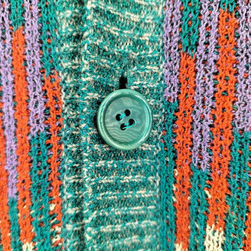 ミッソーニ ウオモ MISSONI UOMO イタリア製 マルチカラーカーディガン メンズ 48