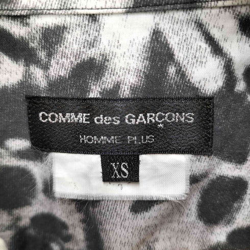 コムデギャルソンオムプリュス COMME des GARCONS HOMME PLUS 2011SS スカル期 総柄L/Sシャツ メンズ XS