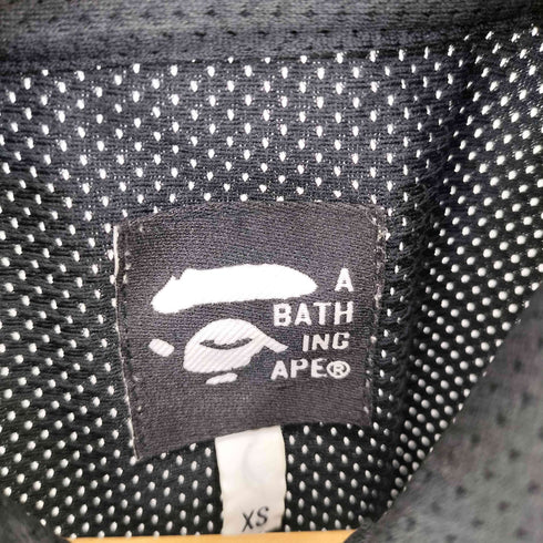 アベイシングエイプ A BATHING APE スターパッチ メッシュポロシャツ メンズ JPN:XS