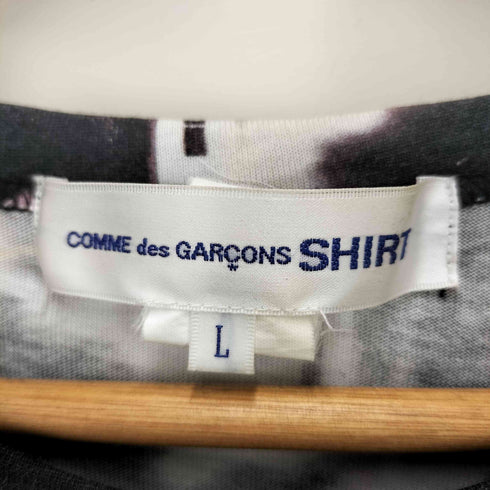 コムデギャルソンシャツ COMME des GARCONS SHIRT 総柄クルーネックL/S TEE メンズ L